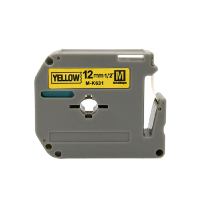 Brother M-K631 – Compatible Label Tape M/MK (Black On Yellow) 12mm*8m