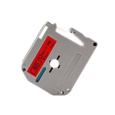 Brother M-K431 – Compatible Label Tape M/MK (Black On Red) 12mm*8m