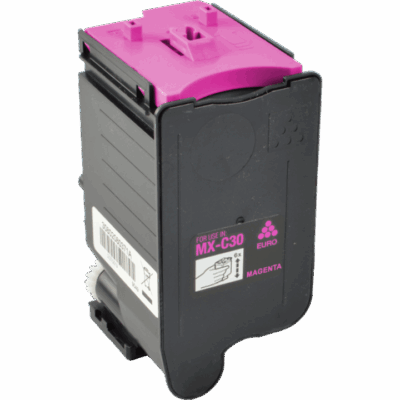 Sharp MX-C30 Magenta Compatible Toner (MXC30GTM)