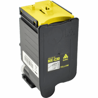 Sharp MX-C30 Yellow Compatible Toner (MXC30GTY)